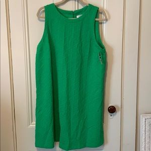 Green dress from Crown and Ivy